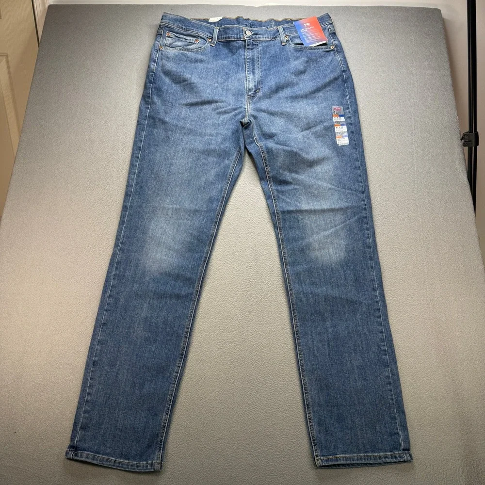 Levis 541 Athletic Taper Jeans Mens 42x36 Blue Cotton Stretch Workwear Classic